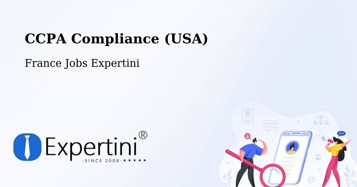 CCPA Privacy Rights & Compliance Notice – Espéraza - France Jobs Expertini