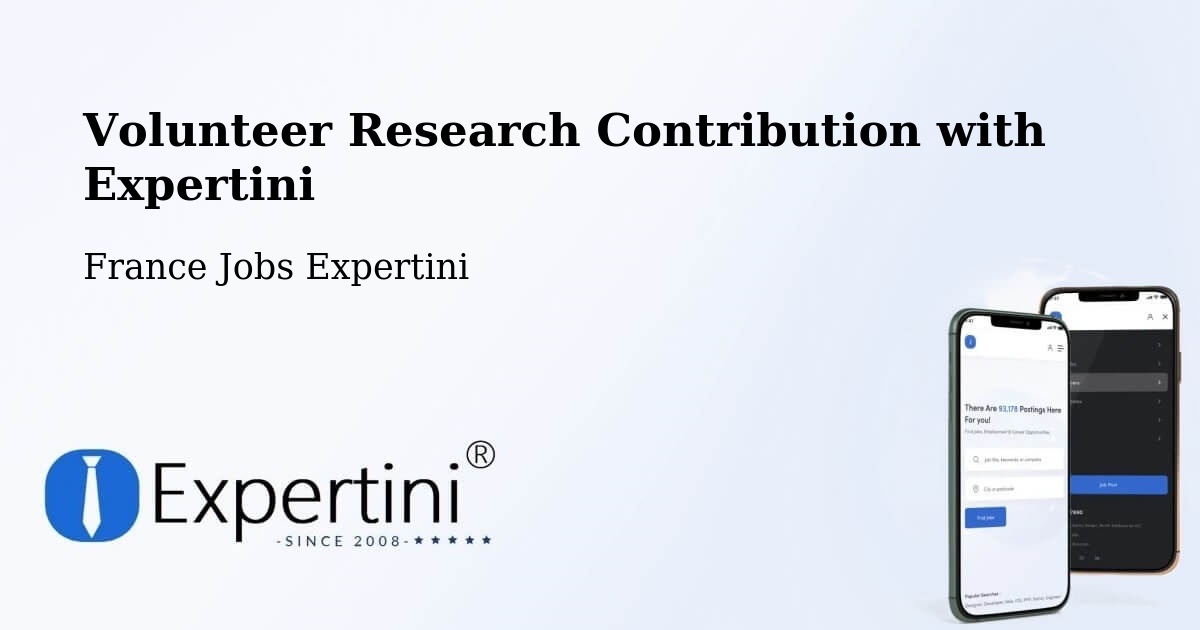 Volunteer Research Contribution Program – Espéraza - France Jobs Expertini